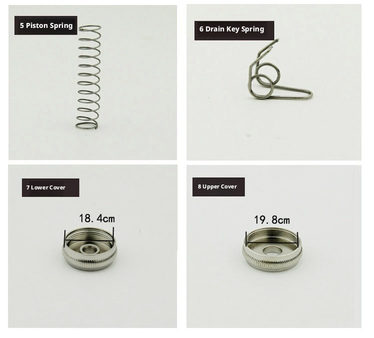B♭ Trumpet Universal Maintenance Kit – Water Keys, Springs, Covers, Cork Pads, Nozzle Separator & More