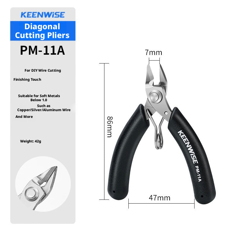 KEENWISE Mini Jewelry Pliers Set – 5 Types, 4"/4.5", Stainless Steel