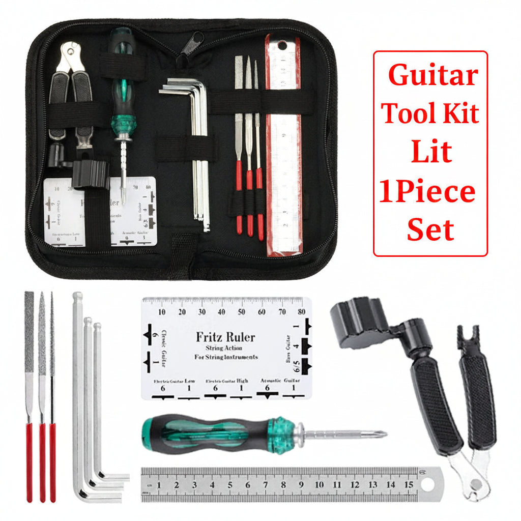 Guitar Repair Tool Kit – Complete Guitar Care & Maintenance Set (11 to 99 Pieces)
