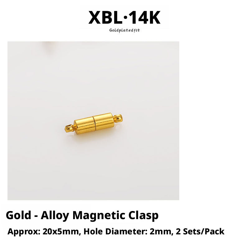 Magnetic Clasps for Jewelry Making – Strong, Gold Plated, DIY Buckles