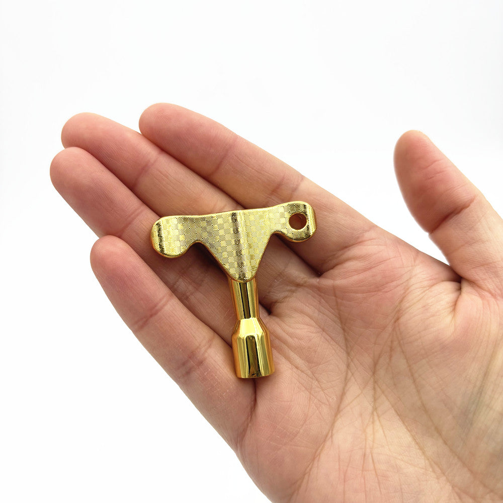 PDH Zinc Alloy Drum Key – Universal Tuning Wrench for Acoustic Drums, Keychain Hole, Power Tool Compatible