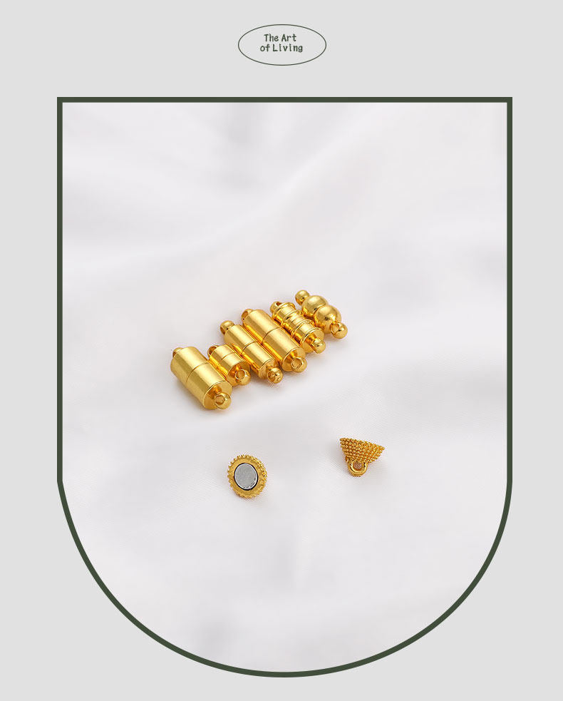 Magnetic Clasps for Jewelry Making – Strong, Gold Plated, DIY Buckles