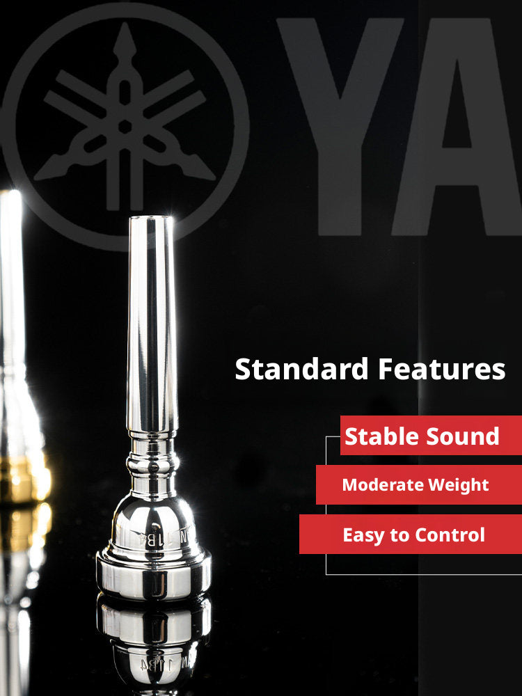 Yamaha S Series Trumpet Mouthpieces – 11B4, 15C4, 16C4, 17C4, 1.5C, 3C, 7C (Silver/Gold)