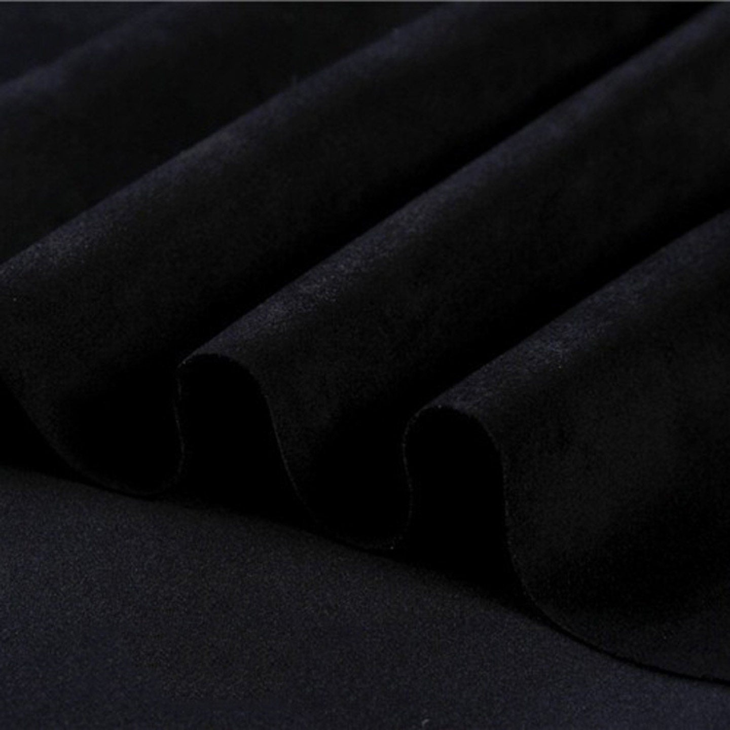 Snow Velvet 4‑Way Stretch Fabric – Black & White, for Jewelry Displays & DIY