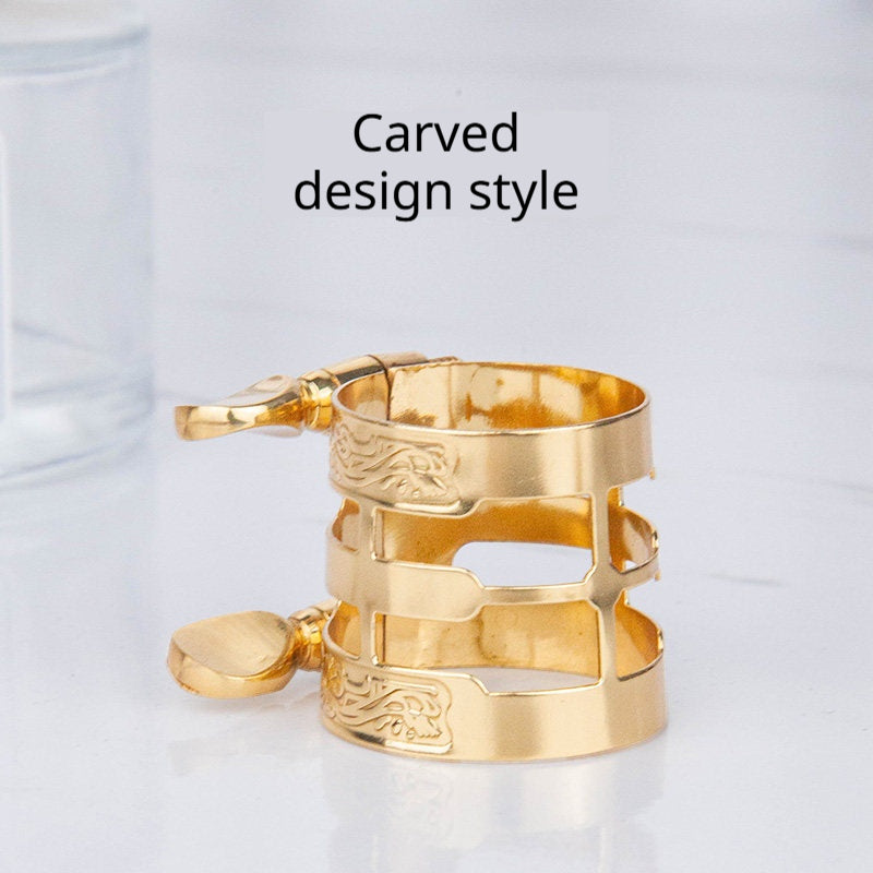 Feather flat E flat alto saxophone flute head clamp accessories metal tenor tenor clip flute head cap