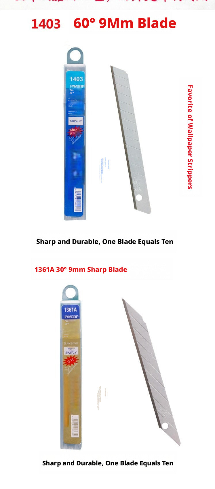 Anti‑Wobble Utility Knife for Leather Cutting – Metal Handle + 30°/60° Blades (9mm)