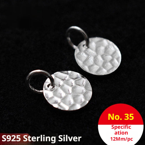 s925 Sterling Silver Pendants & Beads – 40+ Shapes for DIY Red String Bracelets, Crystal Jewelry, Handmade Weaving Accessories