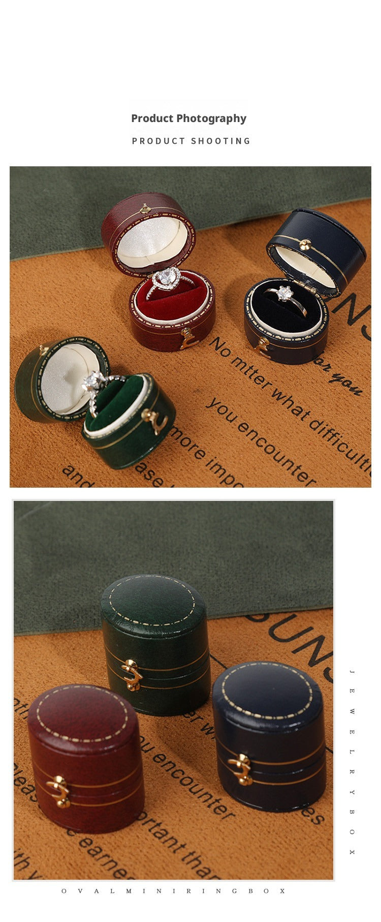 Vintage Mini Ring Box – Proposal, Wedding & Jewelry Photography Prop