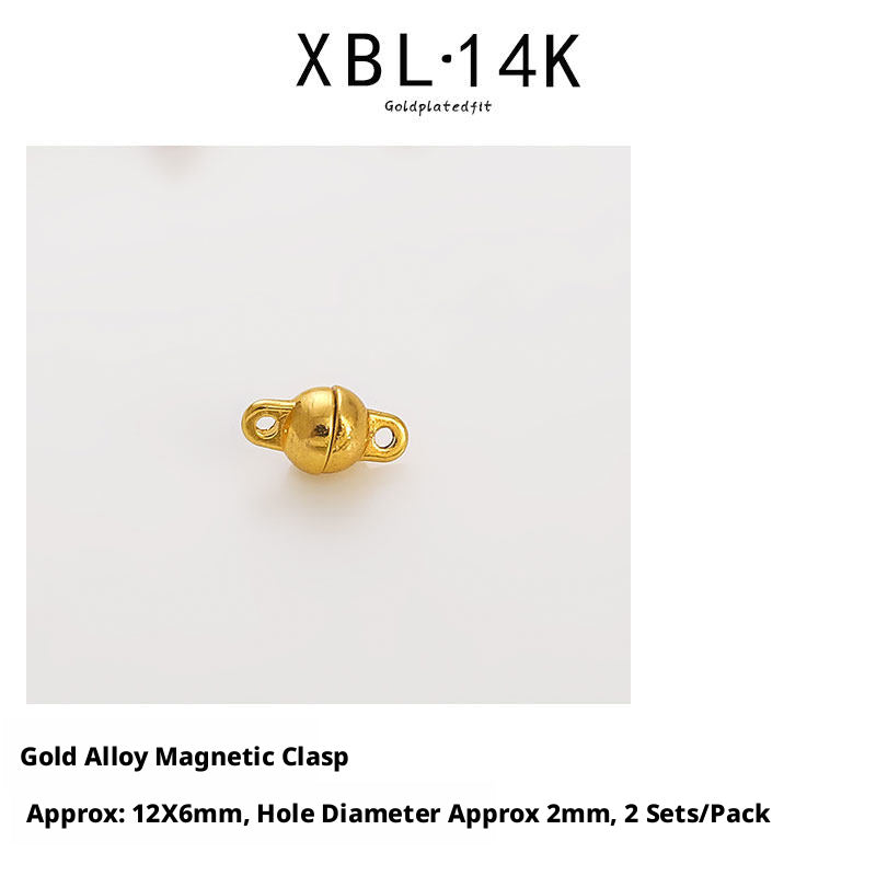 Magnetic Clasps for Jewelry Making – Strong, Gold Plated, DIY Buckles