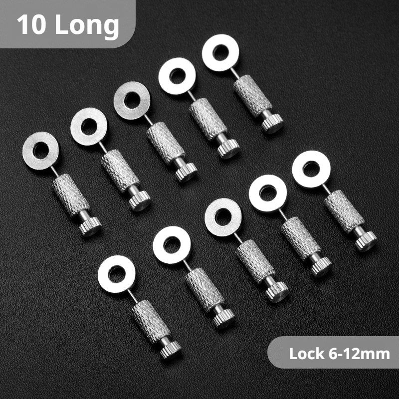 Suture Positioning Needles – Brass Leather Stitch Fixing Pins (Short 0‑6mm / Long 6‑12mm)