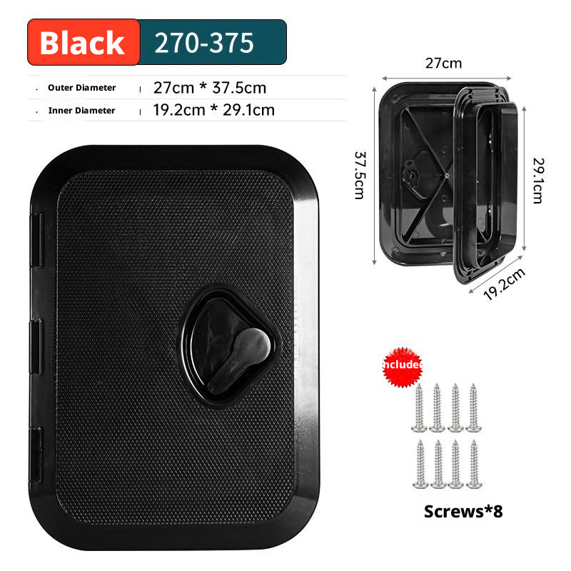Marine Deck Access Hatch – UV Resistant ABS Plastic Inspection Cover for Boats, Fish Boxes & Storage Compartments