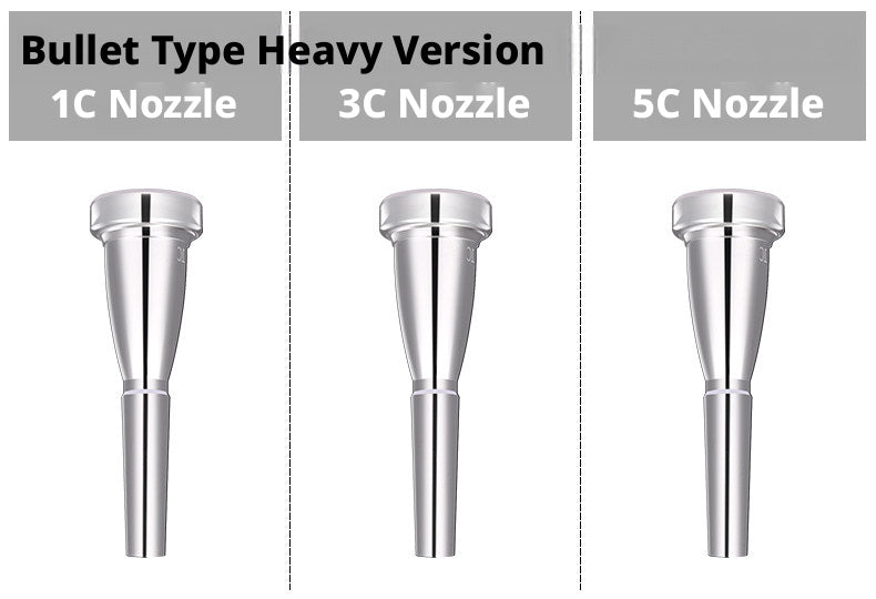 Xinbao Trumpet Mouthpiece – Silver/Gold Plated, 1C/1.5C/3C/5C/7C, Bullet Heavy Versions