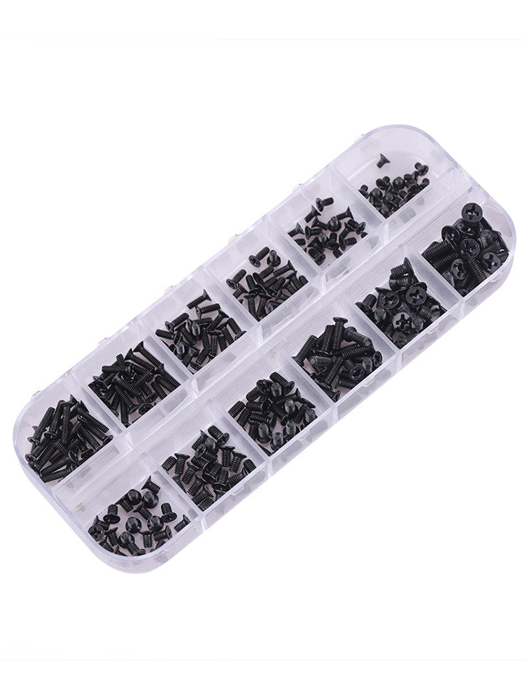 Laptop Screw Assortment Kit – M2 M2.5 M3 Notebook & SSD Screws (Nickel / Black Zinc / Stainless)