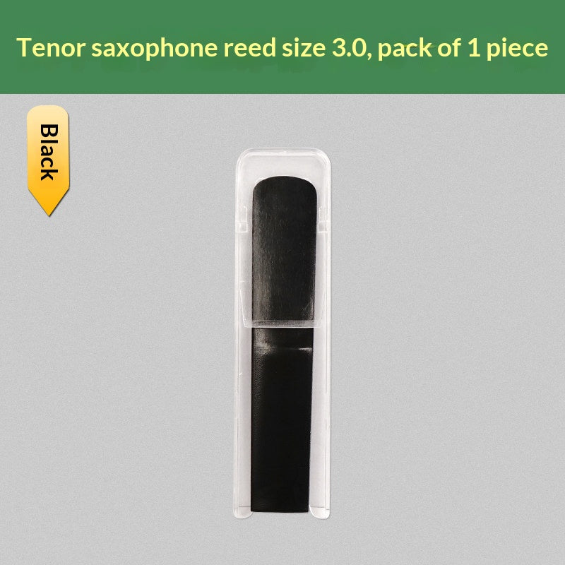 Resin Saxophone & Clarinet Reeds – 1.5 / 2.0 / 2.5 / 3.0 – Single or 4‑Pack (Alto, Tenor, Soprano, Clarinet)