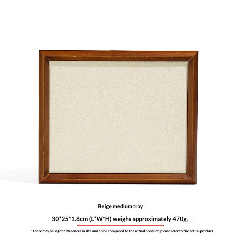 Premium Solid Wood Jewelry Display Trays for Photography & Organizing
