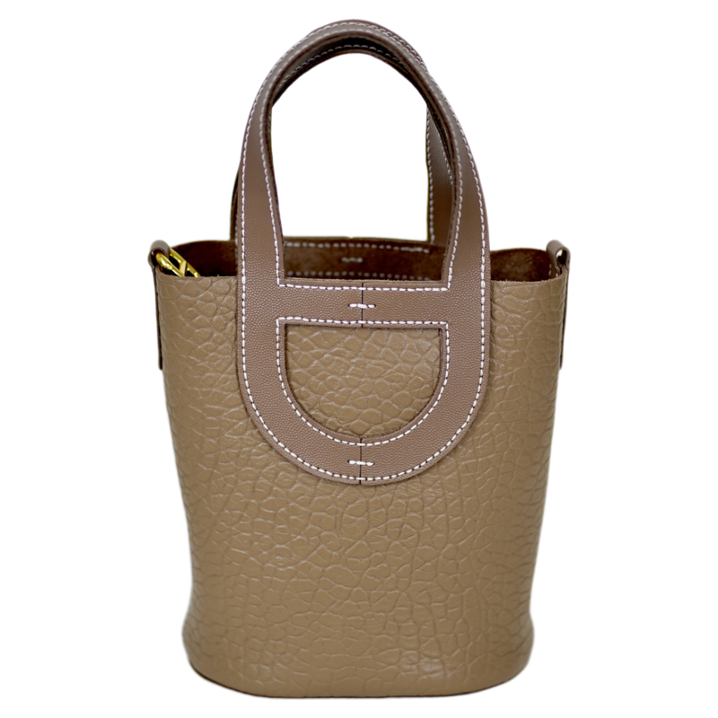 DIY Leather Bag Hardware Complete Set – Kelly, Cambridge, Saddle, Vegetable Basket + Shoulder Straps (Gold Chain & Fabric)