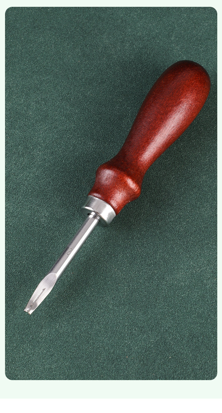 Leather Edge Trimmer / Beveler – 5 Sizes 0.8‑1.6mm for Vegetable‑Tanned Leather