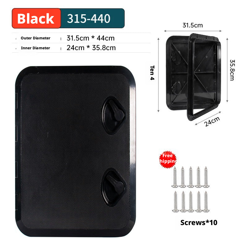 Marine Deck Access Hatch – UV Resistant ABS Plastic Inspection Cover for Boats, Fish Boxes & Storage Compartments