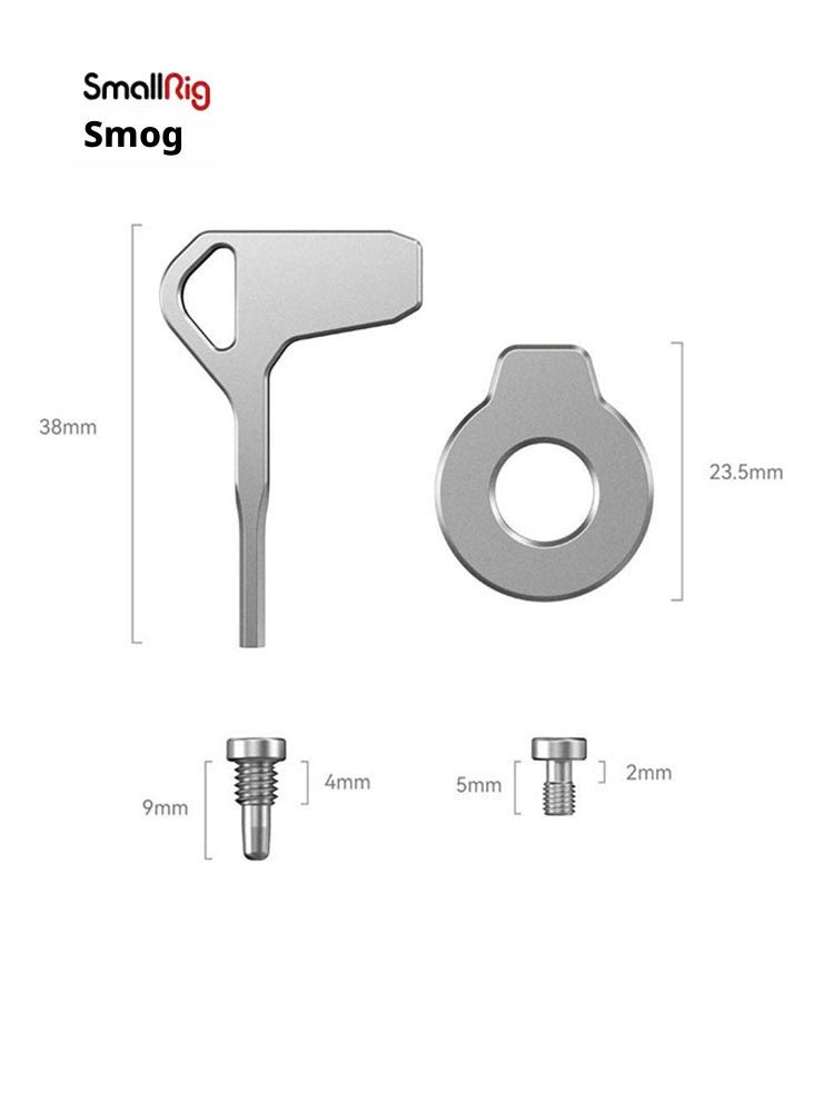 Camera Cage Screw Wrench Tool for Quick Release Plates — Flat Blade / Keychain / 7 - in - 1 Folding - HomeDIYer