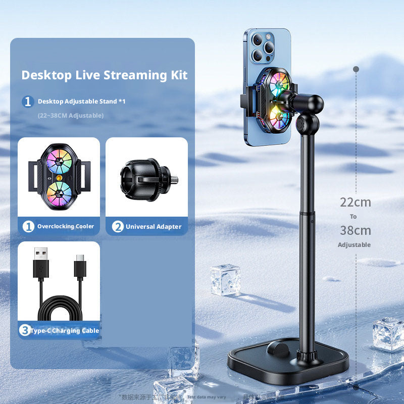 Dual-Core Semiconductor Phone Cooler for Gaming & Live Streaming