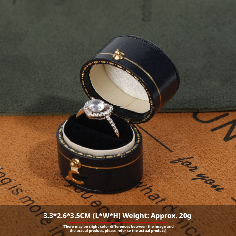 Vintage Mini Ring Box – Proposal, Wedding & Jewelry Photography Prop