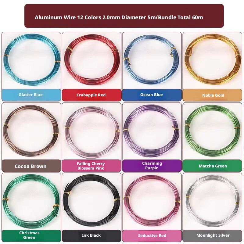 100m Color‑Retaining Copper Wire – DIY Wire Wrapping & Flower Making