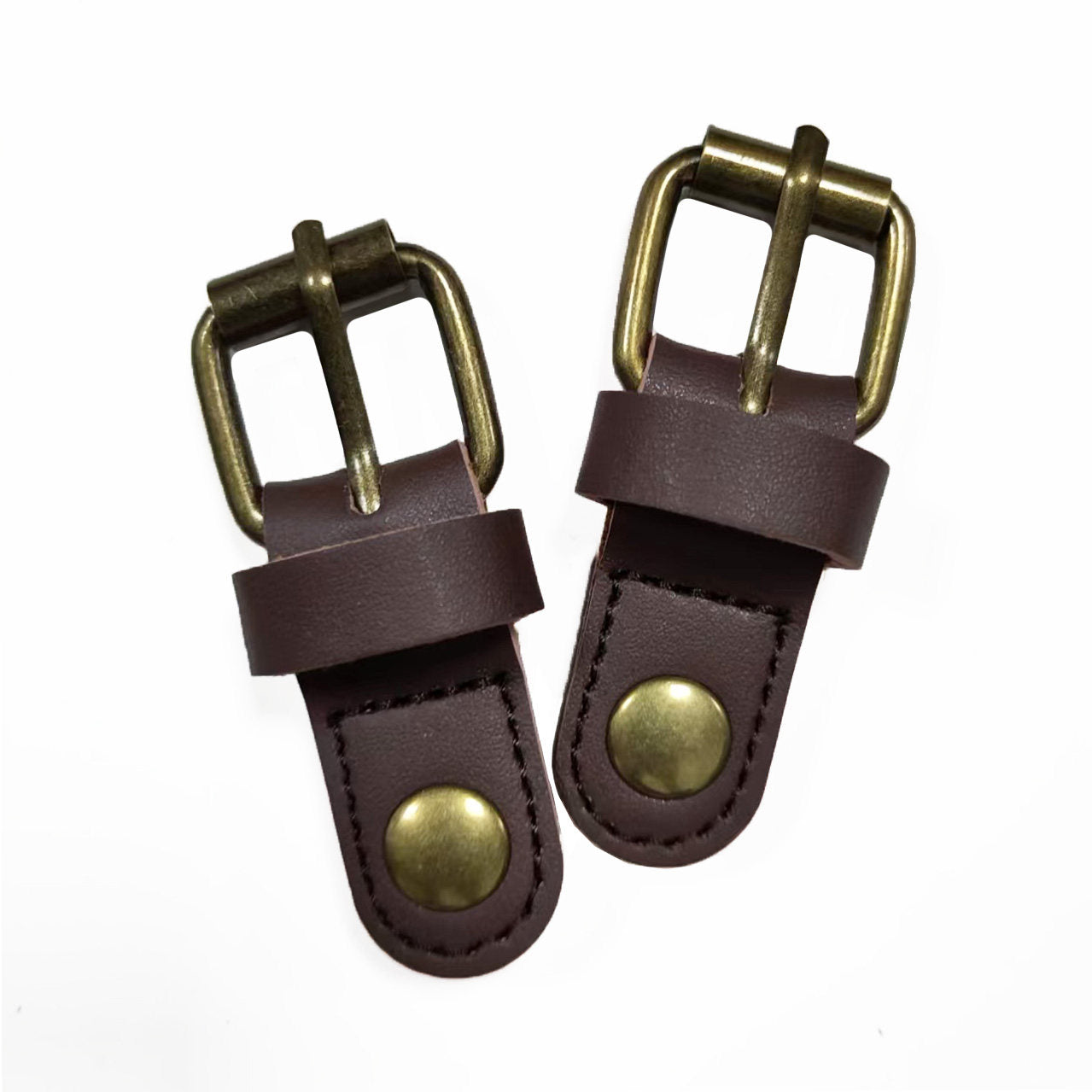 Leather Magnetic Buckle – 1.4cm / 1.8cm for Bags, Backpacks, Straps (Black, White, Brown)