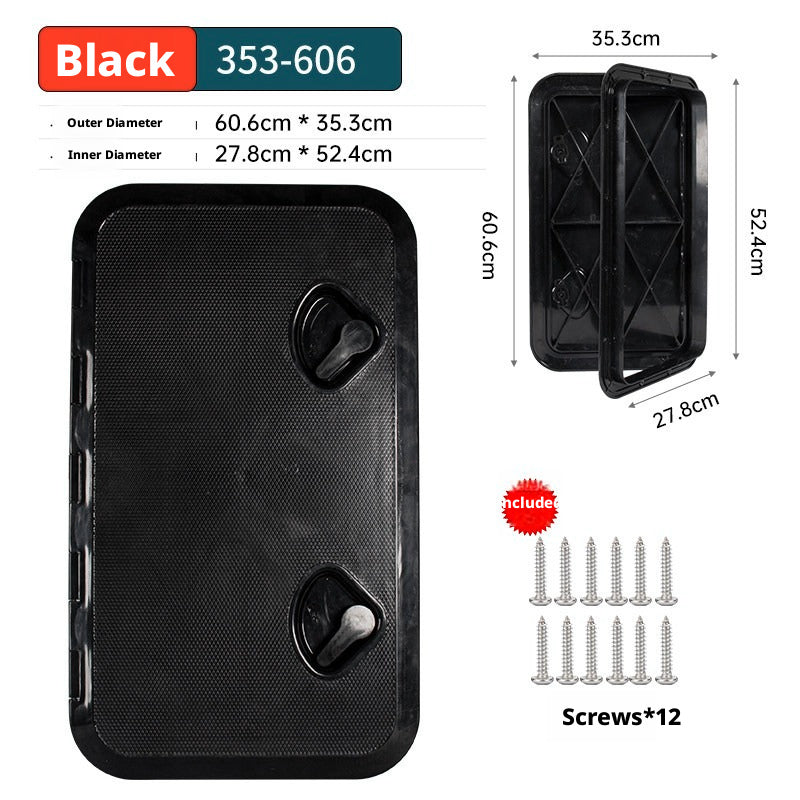 Marine Deck Access Hatch – UV Resistant ABS Plastic Inspection Cover for Boats, Fish Boxes & Storage Compartments