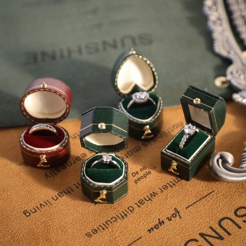 Vintage Mini Ring Box – Proposal, Wedding & Jewelry Photography Prop