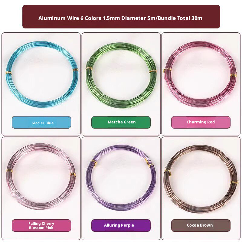 100m Color‑Retaining Copper Wire – DIY Wire Wrapping & Flower Making