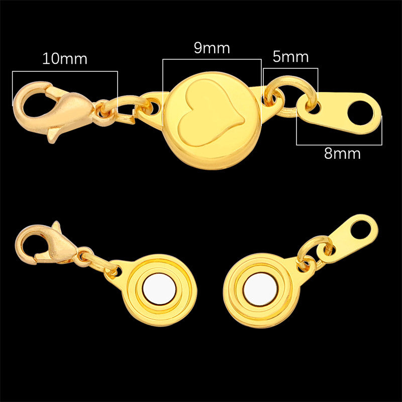 Magnetic Clasps for Jewelry Making – Strong, Gold Plated, DIY Buckles