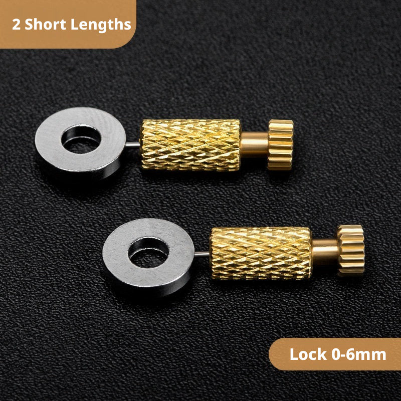 Suture Positioning Needles – Brass Leather Stitch Fixing Pins (Short 0‑6mm / Long 6‑12mm)