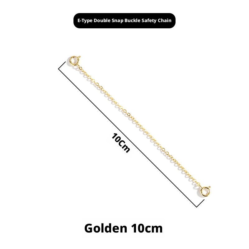 S925 Sterling Silver Extension Chain – 3 - 15cm, Double Safety Clasp - HomeDIYer