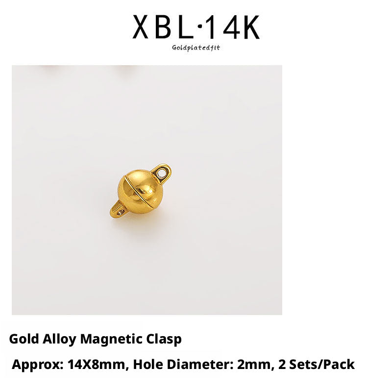 Magnetic Clasps for Jewelry Making – Strong, Gold Plated, DIY Buckles