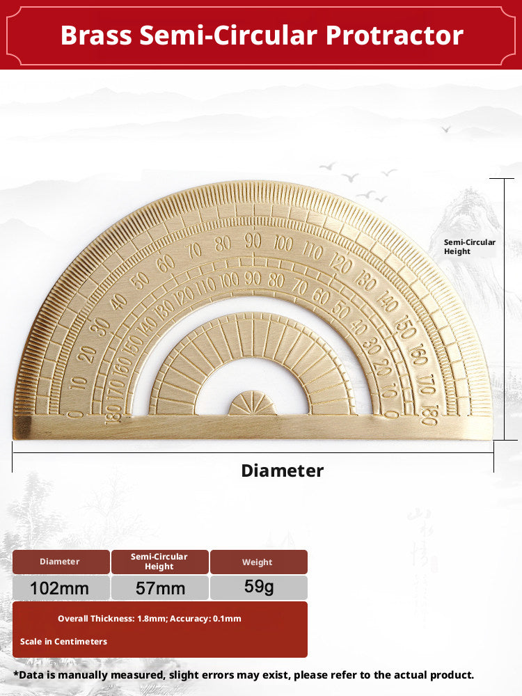 Solid Brass Mini Caliper Set – 0.1mm Accuracy, Jewelry & DIY Measurement