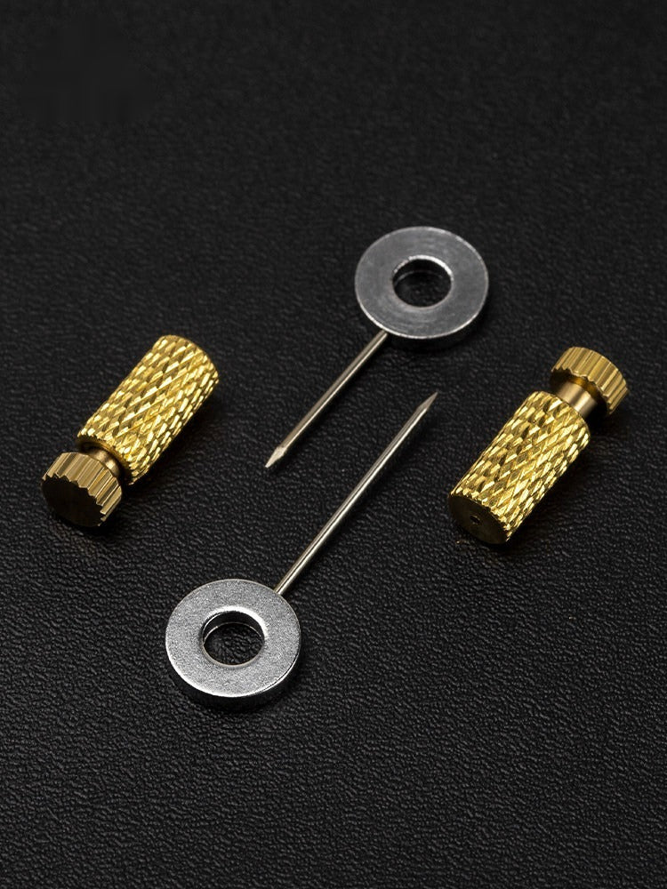 Suture Positioning Needles – Brass Leather Stitch Fixing Pins (Short 0‑6mm / Long 6‑12mm)