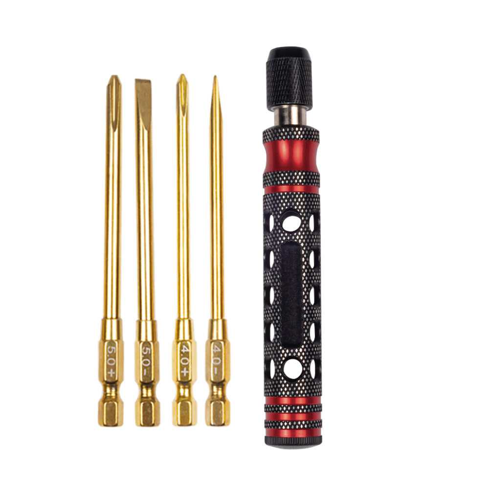 5-in-1 RC Titanium-Plated Hex & Nut Screwdriver Set – Precision Repair Tool for Boat, Car & Truck
