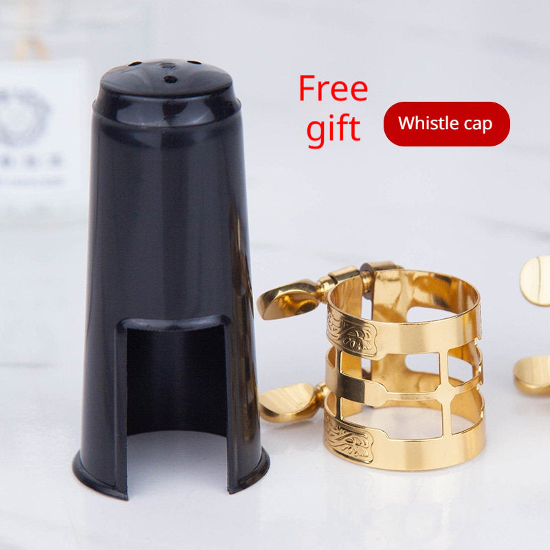 Feather flat E flat alto saxophone flute head clamp accessories metal tenor tenor clip flute head cap