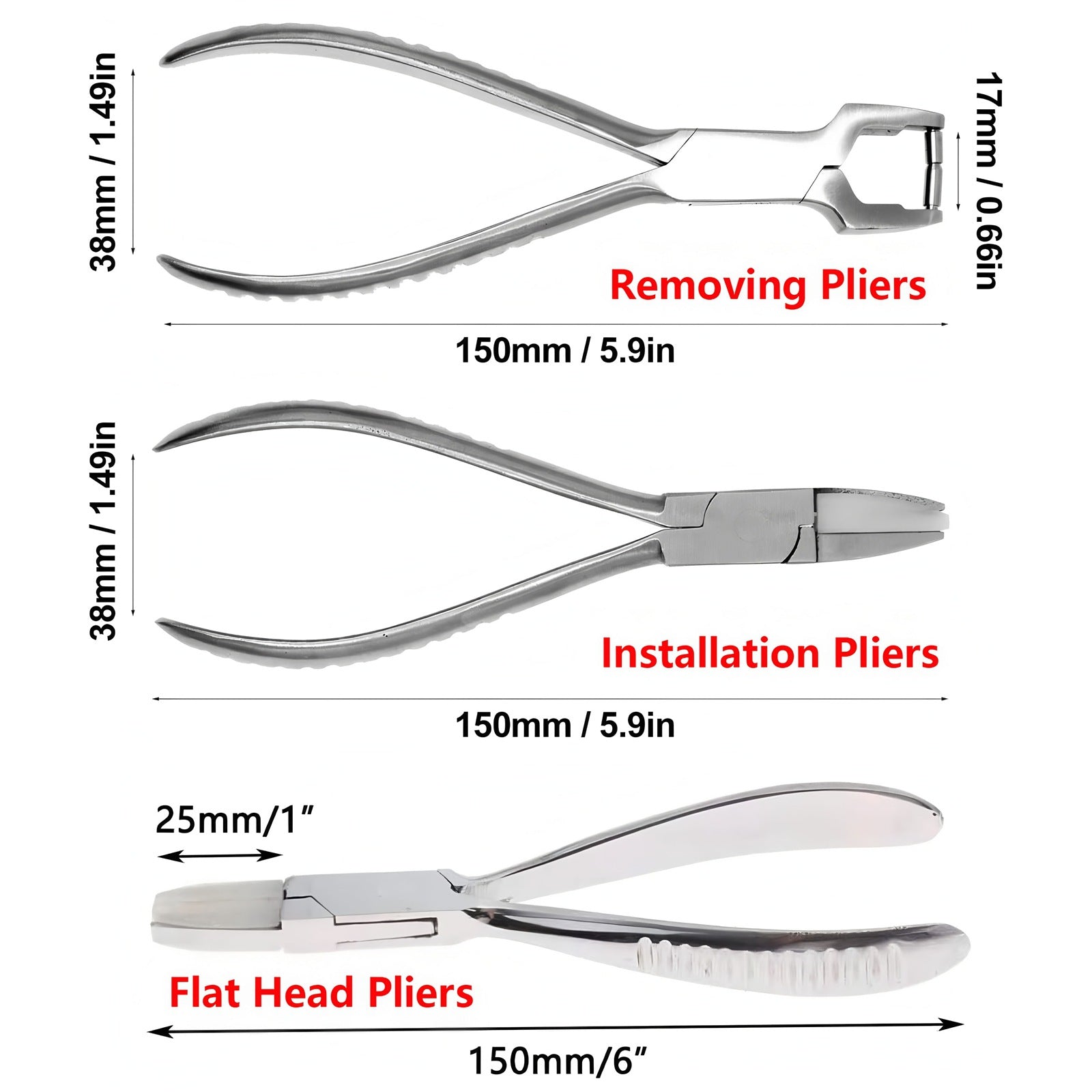 Woodwind Needle Spring Pliers – Pin Spring Installation & Removal Tool for Saxophone, Clarinet, Flute & Oboe