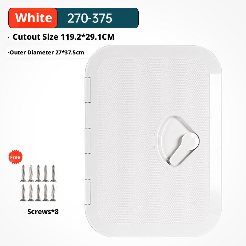 Boat Deck Hatch Cover — Round & Square ABS Inspection Port with Rubber Seal