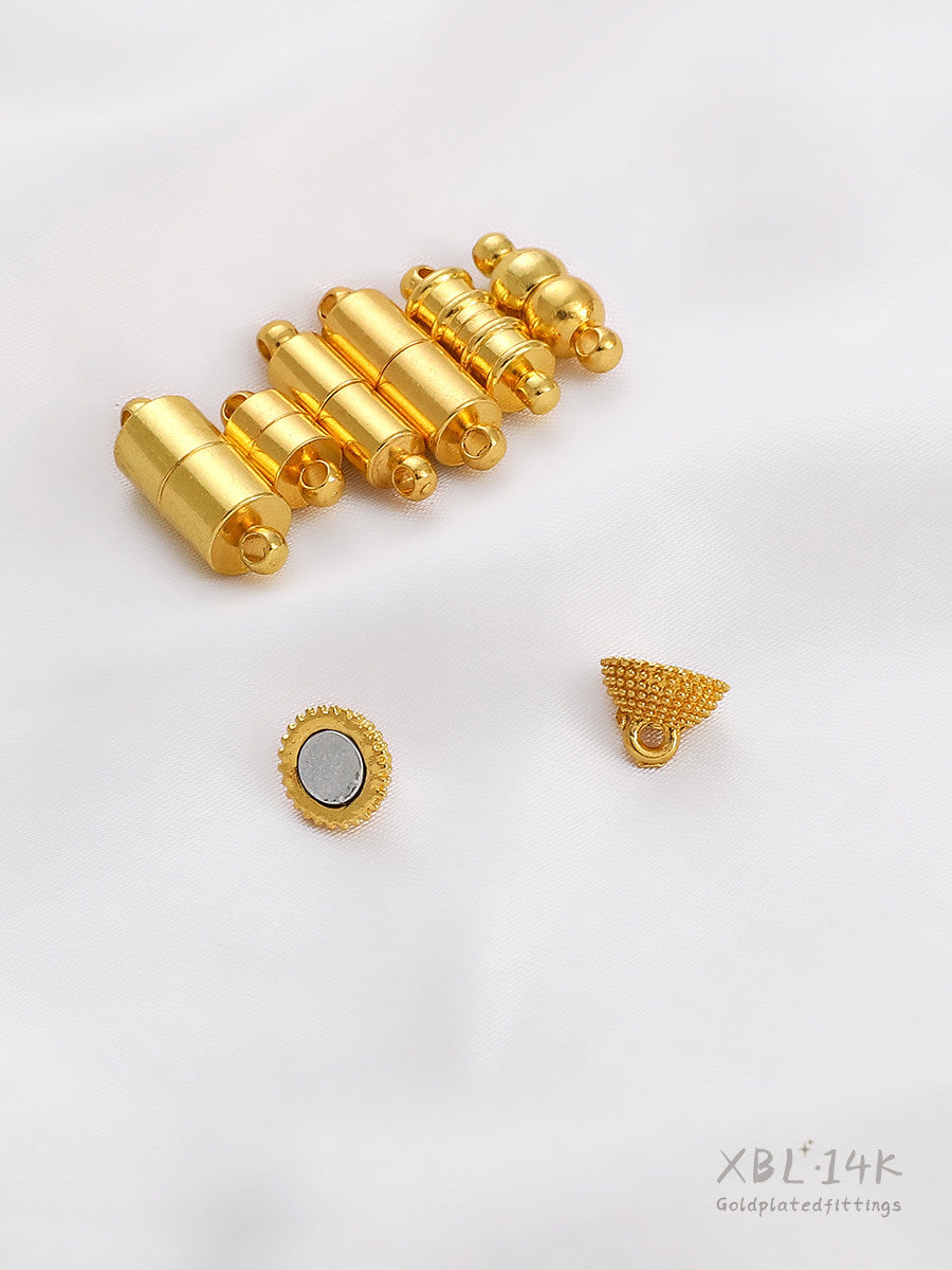 Magnetic Clasps for Jewelry Making – Strong, Gold Plated, DIY Buckles