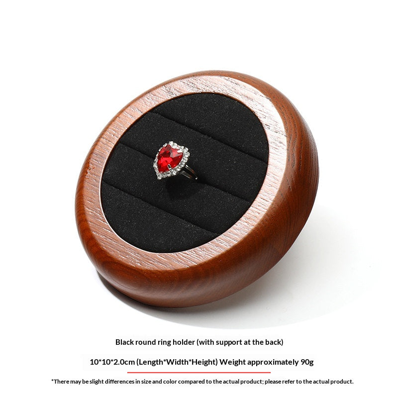 Premium Solid Wood Jewelry Display Trays for Photography & Organizing