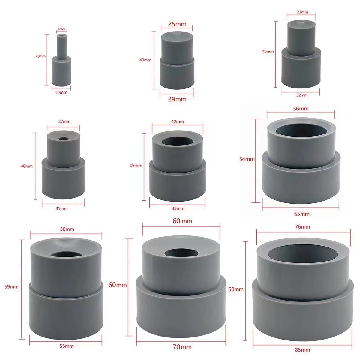 9 - Piece Camera Lens Repair Tool Kit — Rubber Friction Spanner Wrench & Retaining Ring Remover Set - HomeDIYer