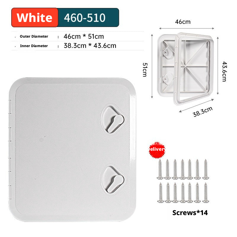 Marine Deck Access Hatch – UV Resistant ABS Plastic Inspection Cover for Boats, Fish Boxes & Storage Compartments