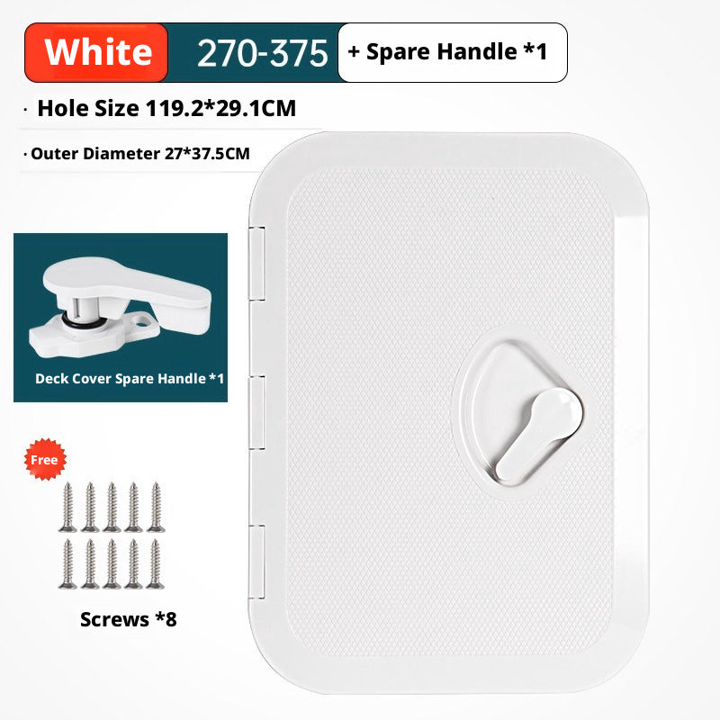 Marine Deck Access Hatch – UV Resistant ABS Plastic Inspection Cover for Boats, Fish Boxes & Storage Compartments