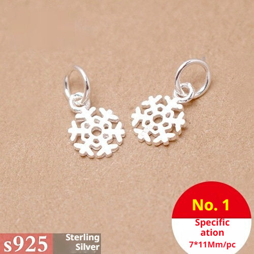 s925 Sterling Silver Pendants & Beads – 40+ Shapes for DIY Red String Bracelets, Crystal Jewelry, Handmade Weaving Accessories