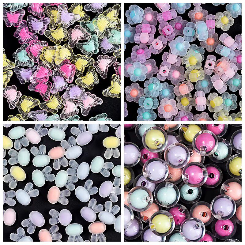 Kids Beaded DIY Bracelet & Necklace Kit – 900+ Pieces, Cartoon Shapes