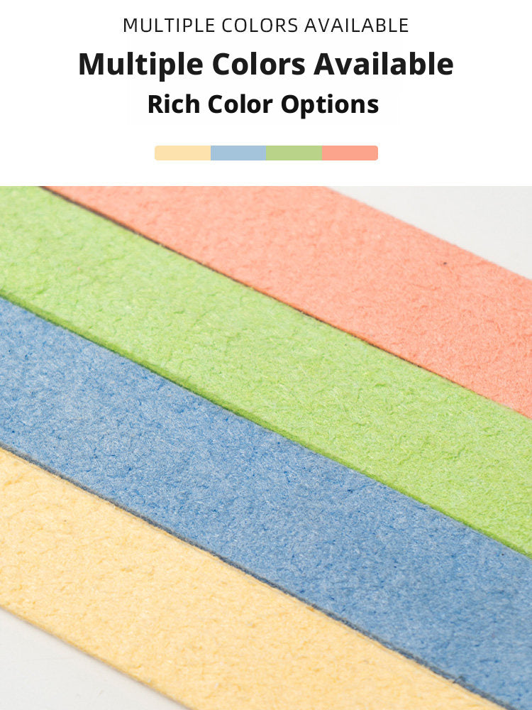 Flute Bore Cleaning Cloth & Silicone Probe Stick – Absorbent, Detachable, Multi‑Color (Green/Pink/Yellow/Blue)