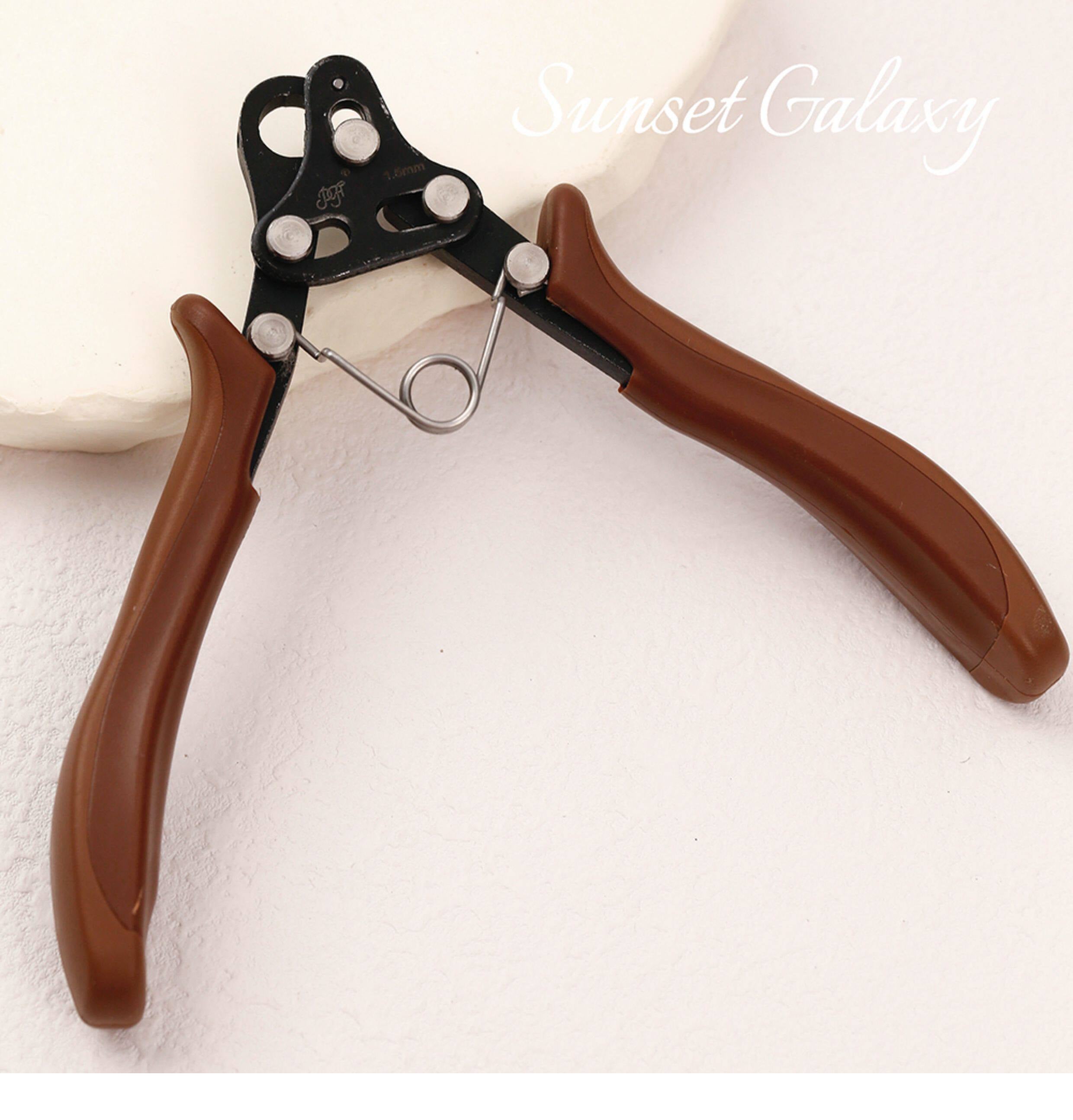 One-Step 9-Pin Pliers Set – Perfect Loops Every Time, 1.5mm Inner Diameter