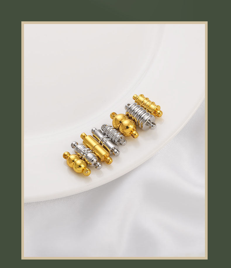 Magnetic Clasps for Jewelry Making – Strong, Gold Plated, DIY Buckles